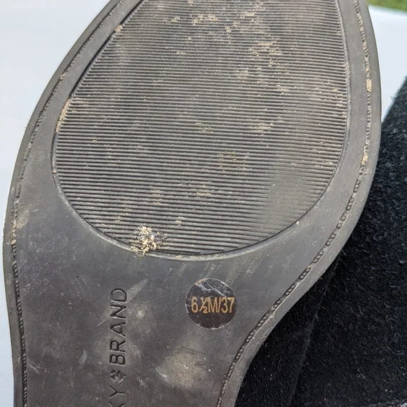 LUCKY BRAND Fenley black suede ankle booties - Picture 10 of 11